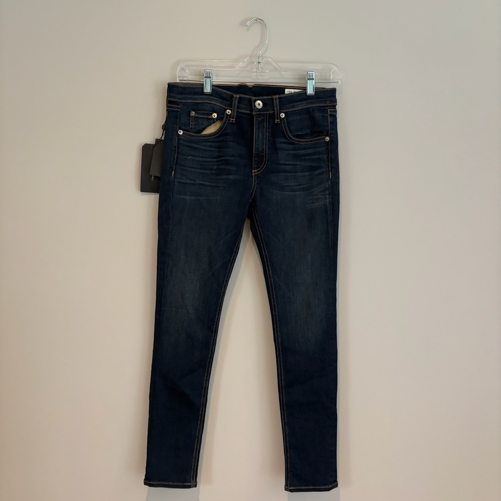 rag & bone Dark Blue Skinny Jeans